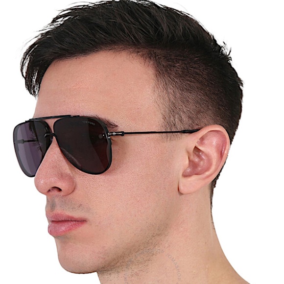 TOM FORD 62MM Titanium Aviator Unisex Sunglasses